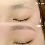 【眉毛】　美眉アイブロウwax脱毛＋眉メイク仕上げ (間引きなし)
