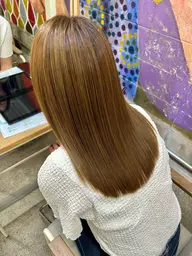 カット➕髪質改善ストレート