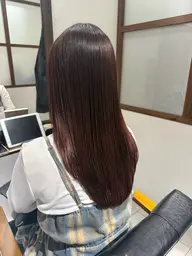 艶カラー+オーダーメイド髪質改善トリートメント