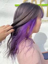 【ご新規様特別限定価格】ケアブリーチ使用✨😈インナーカラー😈 ＋ オンカラー