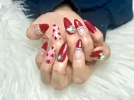 チップ長さ出し　デザイン4本　8600円