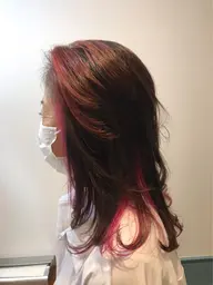 カット＋カラー（インナーカラーorイヤリングカラー）