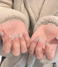 💕「ハット」持ち込みデザイン10本アー卜+パーツ放題