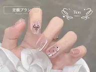 【研修モデル】Hand・定額デザイン自爪2480円か3480円選べられます！長さ出し定額デザイン4480円