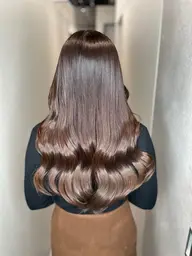 【ちゅるん艶髪】GLT髪質改善カラー＋シルキーヴェールトリートメント