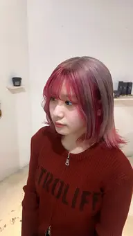 【❤️‍🔥大人気デザインカラー❤️‍🔥】💖インナー🎯orグラデーション✨+艶トリートメント