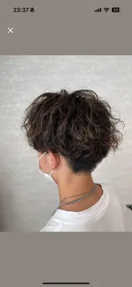 カット+パーマ(スパイラルやツイスト特殊系)+トリートメント