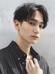 当日予約⭕️メンズカット+パーマ(カルマ・ニュアンス・フェザーパーマ)セット付き🌟