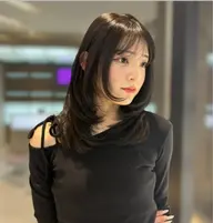 ブリーチなしのワンカラーです︎💕︎ 韓国ヘアカラー♥