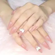 4/21以降空き○オフ有💅スカルプ(チップ長さ出し10本)+ワンカラー/フラッシュ(マグネット／オーロラ➕¥500）