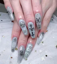 【チップ長さだし】持ち込みデザイン(ゴテゴテデザイン10本ok!)￥13990