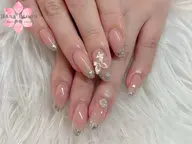 初回オフ無料⭐チップ長さ出し⭐ガラスフレンチ