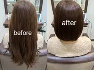 🫧縮毛矯正+シャンプーブロー🫧