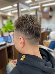 メンズカット+炭酸泉シャンプー