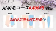 （三番人気🌟）足セットコース（両足指甲・両膝下・両膝上）