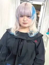 ケア(エフェクト)ブリーチ+デザインカラー　¥15000​〜​(デザインにより変動あり)