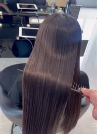 【フルメニュークーポン✨】似合わせカット+髪質改善ストレート＋艶カラー＋バイカルテトリートメント