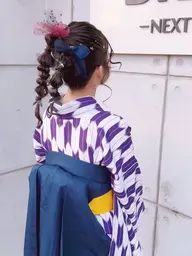 【卒業式】袴着付け