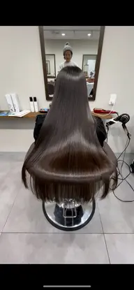 硬くならない縮毛矯正【髪質改善メテオストレート+トリートメント】