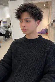 🔥色気UPフェザーパーマ✂️＋カット＋TR✨」