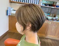 白髪ぼかしハイライト＋カラー＋カット