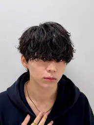 【流行りのゆるふわ】韓国風メンズカット🇰🇷+シャドウパーマ