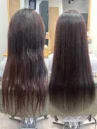 ☔️梅雨前におすすめ☔️全頭縮毛矯正➕スタイリストカット➕髪質改善トリートメント