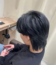 メンズカット+美髪縮毛矯正（ダウンパーマ◎）