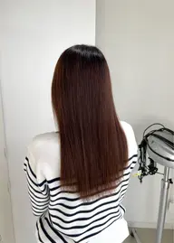 👩🏼‍🦱ブリーチ毛でもできる！？👩🏼‍🦱髪質改善酸性ストレート＋カット＋うる艶トリートメント🫧