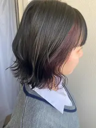 今流行りのイヤリングカラー🎀