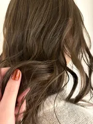 透明感ヘアカラー (2stepトリートメント付き🫧)  ¥6.600​〜​