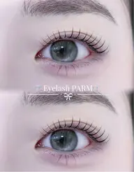 🩶流行りの韓国風束感まつ毛パーマ🫧🪄美容液コーティング付き˚✧₊