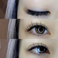 【ワンホン風フラットラッシュ】160本★束感コーティング仕上げ（オフ込み）