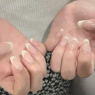 【日にち限定】モデル🌟オフ込💅フレンチネイル