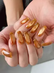 チップ長さ出し×マグネットネイル