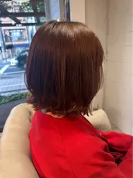 艶カラー＋髪質改善トリートメント✧︎*。