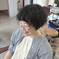 カット & パーマ