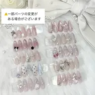 ※オフ有り※ 短い方不可!自爪の方で伸びている部分が0.5cm以上の方!!長さだしの方不可!デザイン3種類より選択