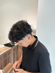 メンズカット➕ベーシックパーマ