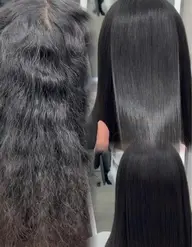 カット＋縮毛矯正+トリートメント