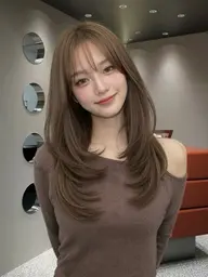 【5月18日限定】✨️ワンカールで簡単巻き髪✨️ 韓国風レイヤーカットロングモデル募集㊙️有名美容師監修㊙️✂︎✂︎