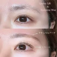 【新規/目元フルデザイン】選べるデザイン・似合わせまつ毛パーマ＆美眉WAX ¥10,500