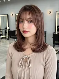 【くびれ感✨】韓国風レイヤーカット