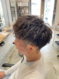 【話題のメッシュキャップ】メンズカット+メッシュカラー