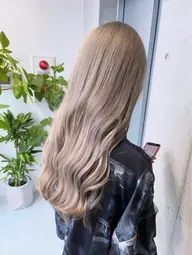 [2回目以降の方☘️]カット×ダブルカラー(ケアブリーチ込み)×リペアトリートメント