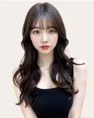 カット+透明感カラー＋N.髪質改善Tr ¥15,000［顔周り/前髪カット／韓国］