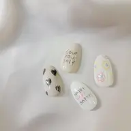 ハンドジェルネイル⚘アート10本し放題(オフ込)