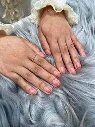ハンドカラーグラデ💅オフケア込み