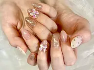 【平日限定】オフ込み/ピンクネイルコレクション🩷💅🏻パーツありと無しのデザイン多数
