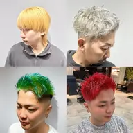 ［メンズ限定］🔥カット+ケアブリーチ+フルカラー+ワントリートメント🔥